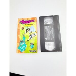 The Powerpuff Girls Birthday Bash VHS Cartoon Network Warner Home Video H1658